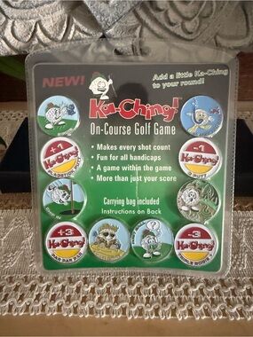 Ka-Ching! On-Course Golf Game Marker Set